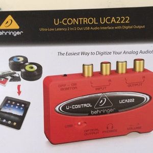 Behringer usb audio interface